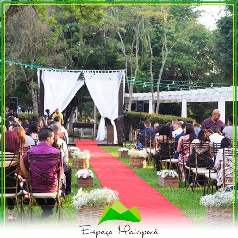 Espaço para Casamento Festa Valor Artur Alvim - Espaço para Casamento ao Ar Livre