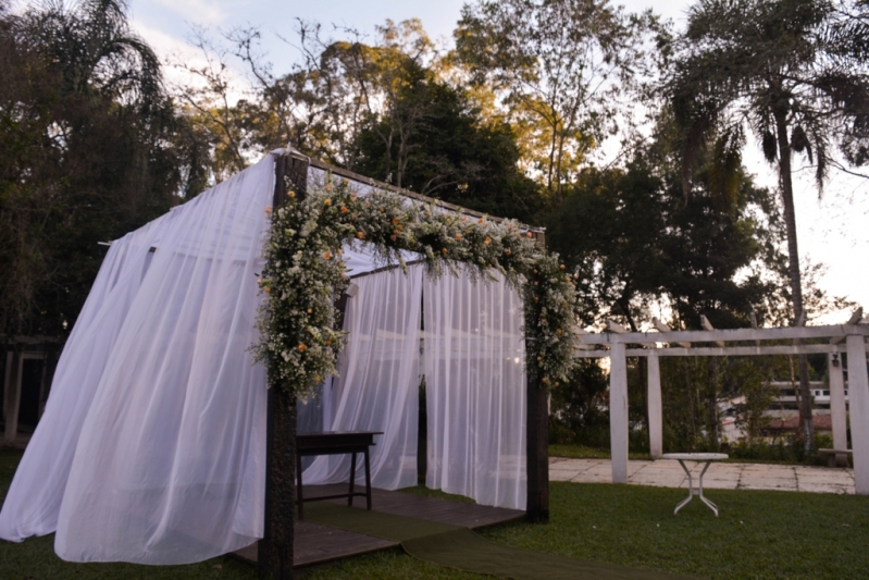 Festa de Casamento na Chácara Jardim Guarapiranga - Casa de Festa para Casamento