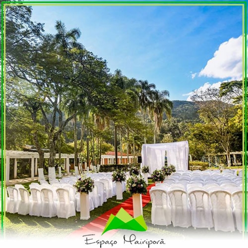 Locação de Espaço com Buffet Valor Aricanduva - Locação de Espaço para Casamento ao Ar Livre