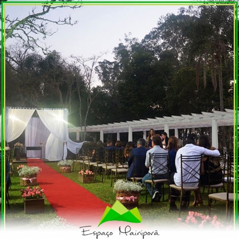 Locação de Espaço para Casamento ao Ar Livre Jaçanã - Locação de Espaço para Casamento no Campo