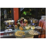 buffet para festa de bodas de casamento Francisco Morato